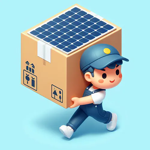 Photovoltaikanlage Für Den Kunden Liefern